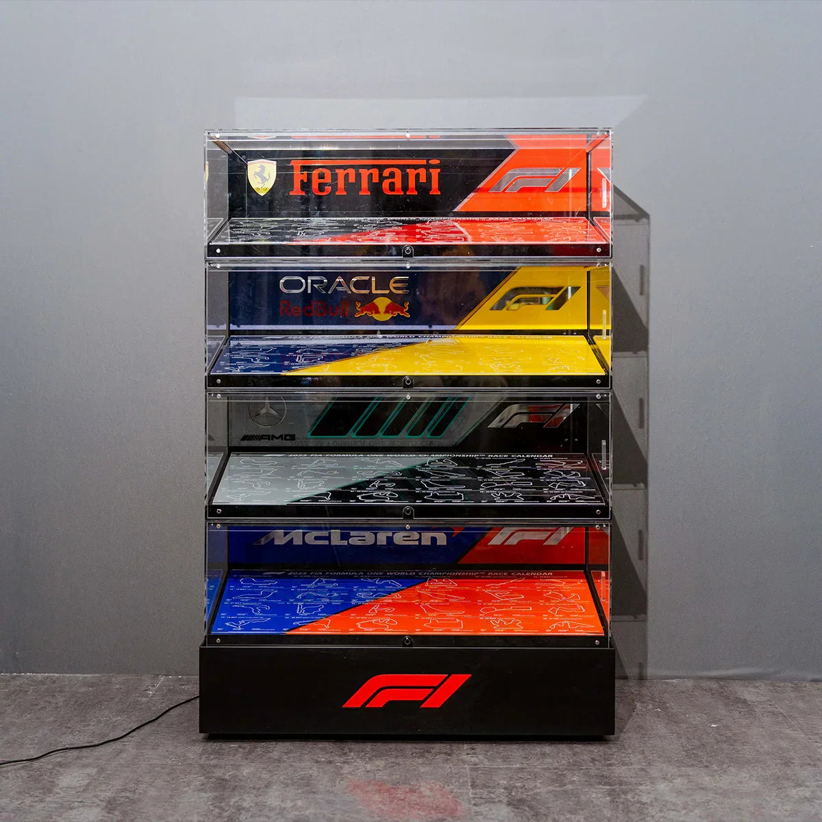 LED Display Case for F1 Race Cars